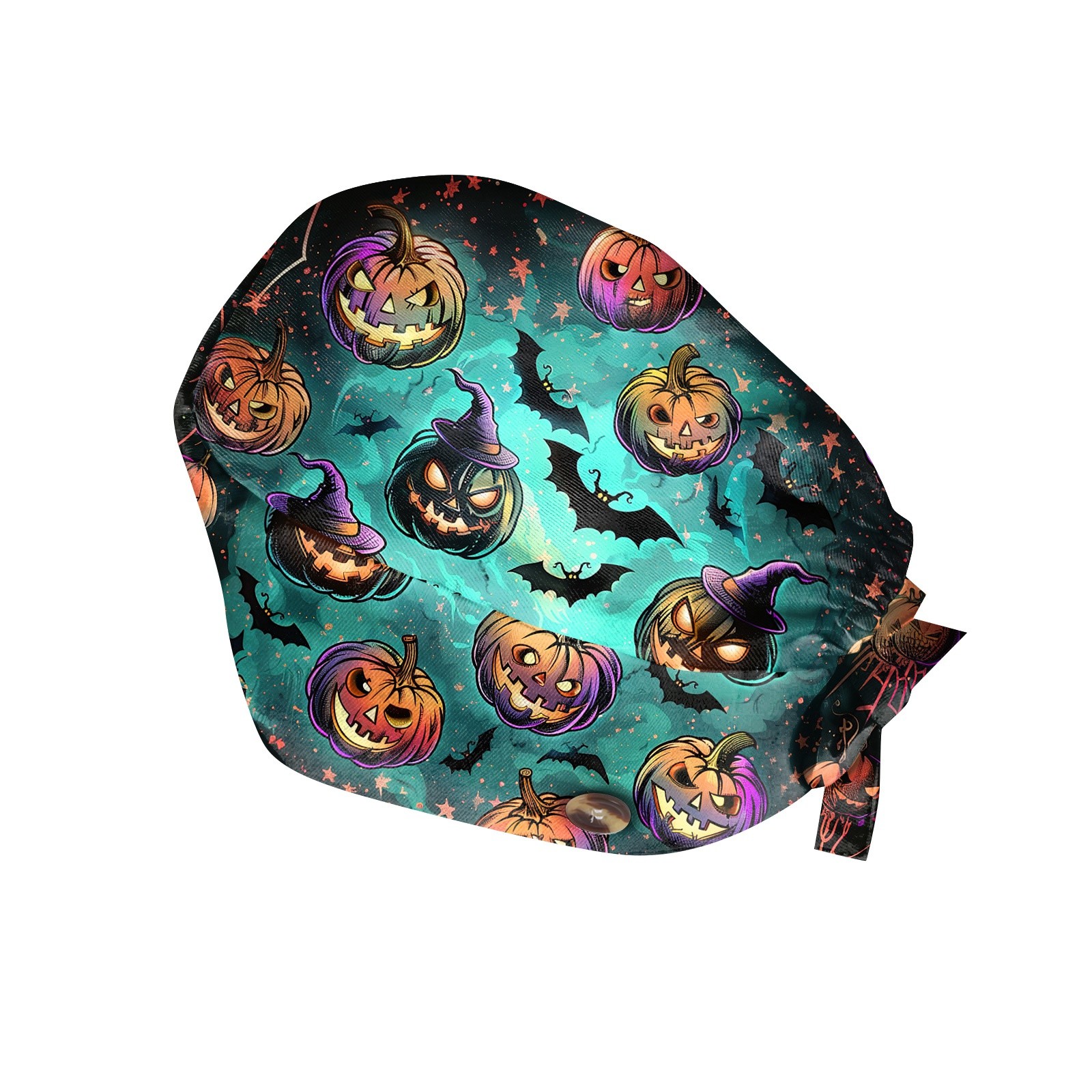 Women'S Work Accessories - Scrubs Caps Halloween Prints Hats Beauty