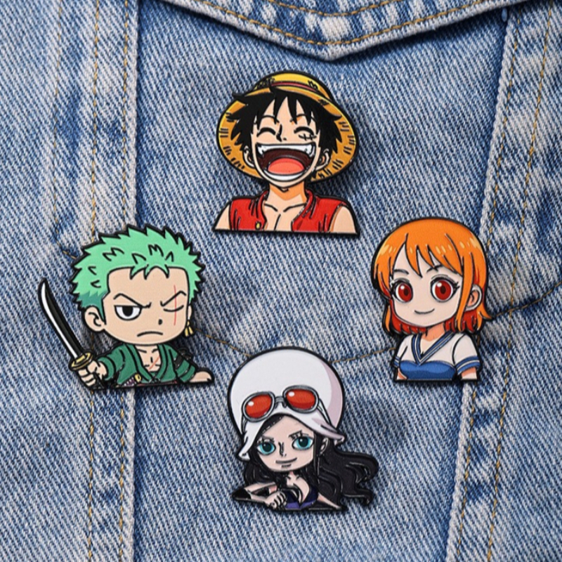 Women'S Accessories Jewelry - Luffy Solon Robina Nami Anime Enamel