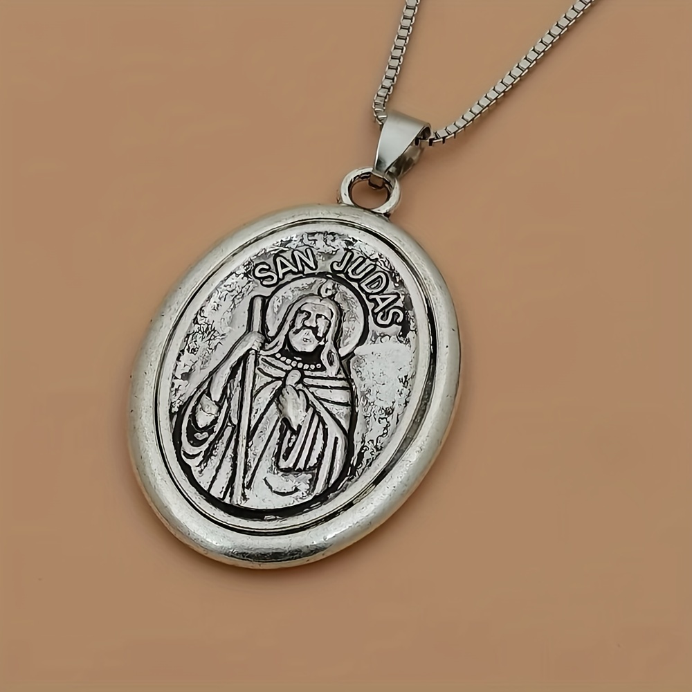 1Pc San Judas Tadeo Ruega Por  - đánh giá và giá Women Juda Accessories