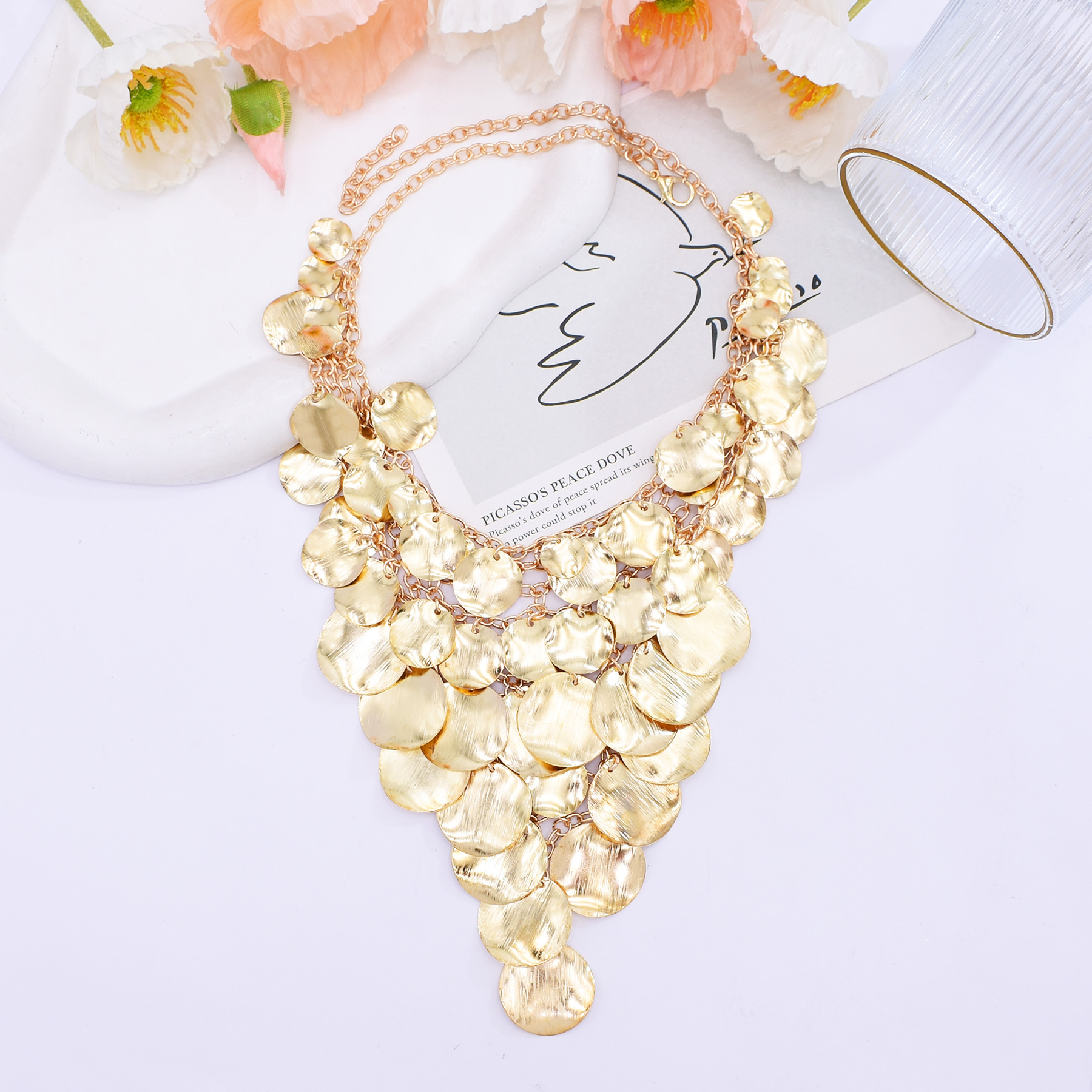Trendy Gold Wire Drawing Wafer - đánh giá và giá Women Accessories Drawing