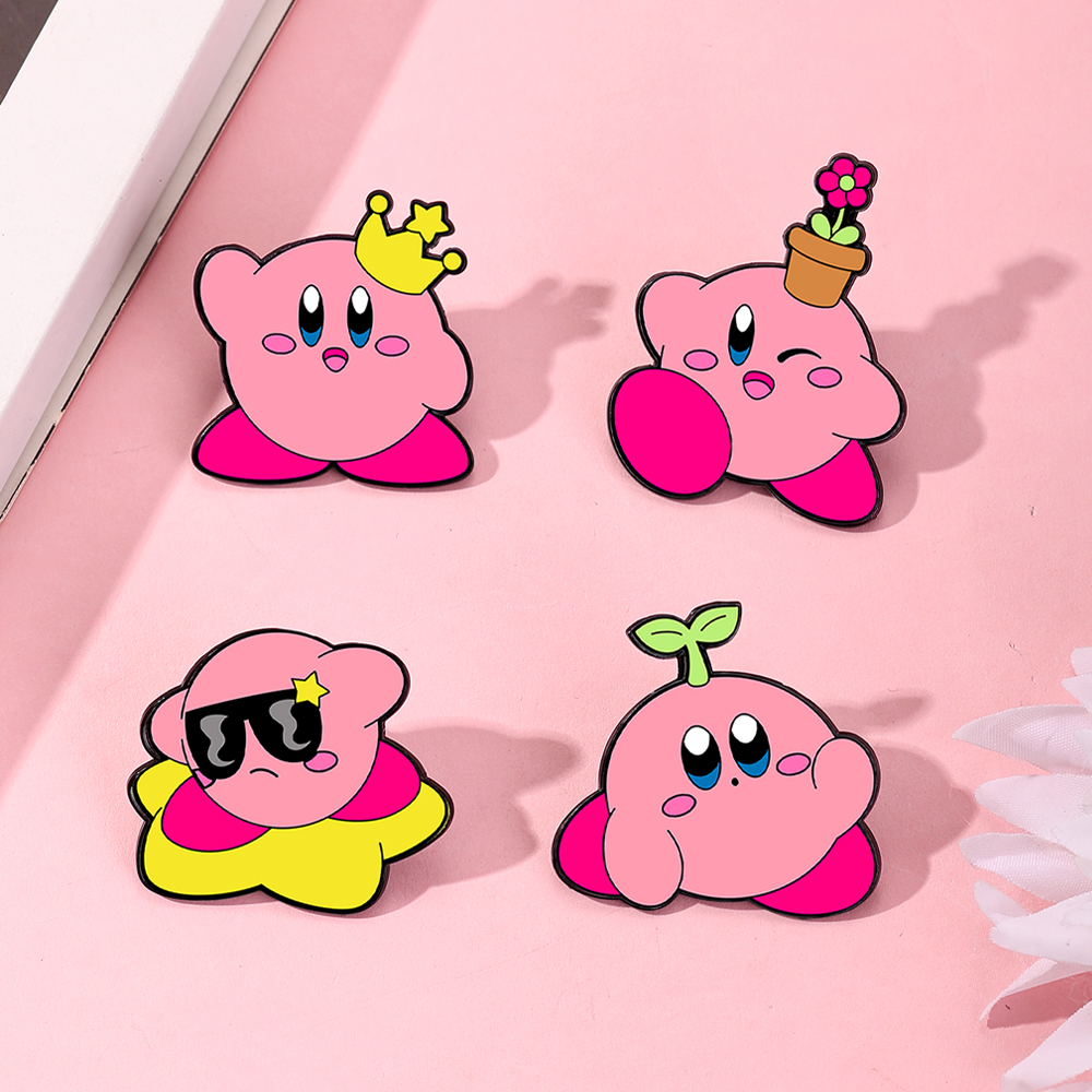 4pcs Kirby Enamel Lapel Pins S - đánh giá và giá Women'S Accessories Jewelry