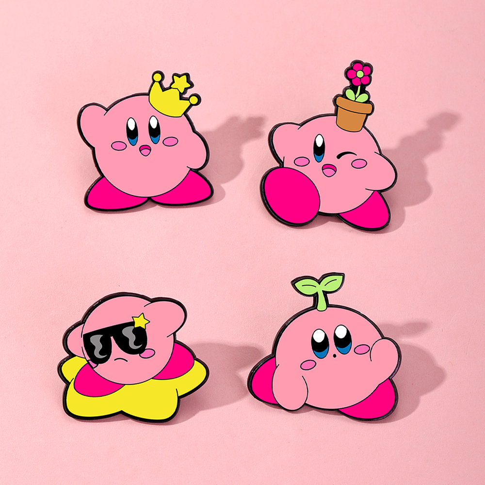 4pcs Kirby Enamel Lapel Pins S - đánh giá và giá Women'S Accessories Jewelry