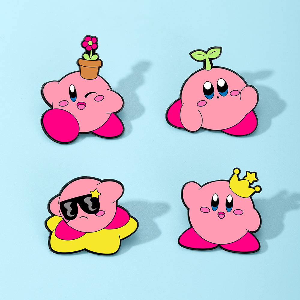 4pcs Kirby Enamel Lapel Pins S - đánh giá và giá Women'S Accessories Jewelry