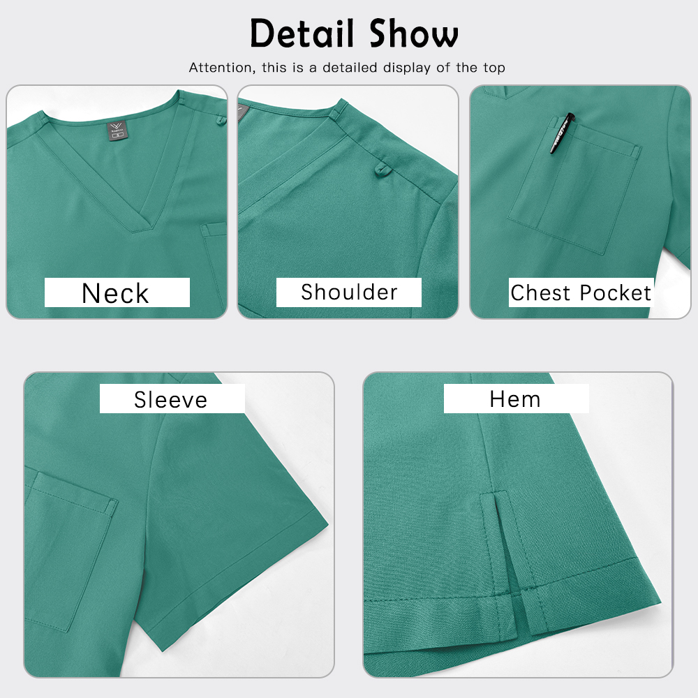 Multilcolors Women Scrubs Set  - đánh giá và giá Women'S Work Accessories