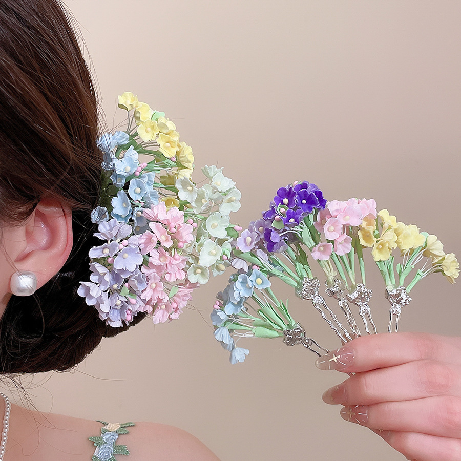 Multicolor Fabric Bouquet Flow - đánh giá và giá Women Accessories Bouquet