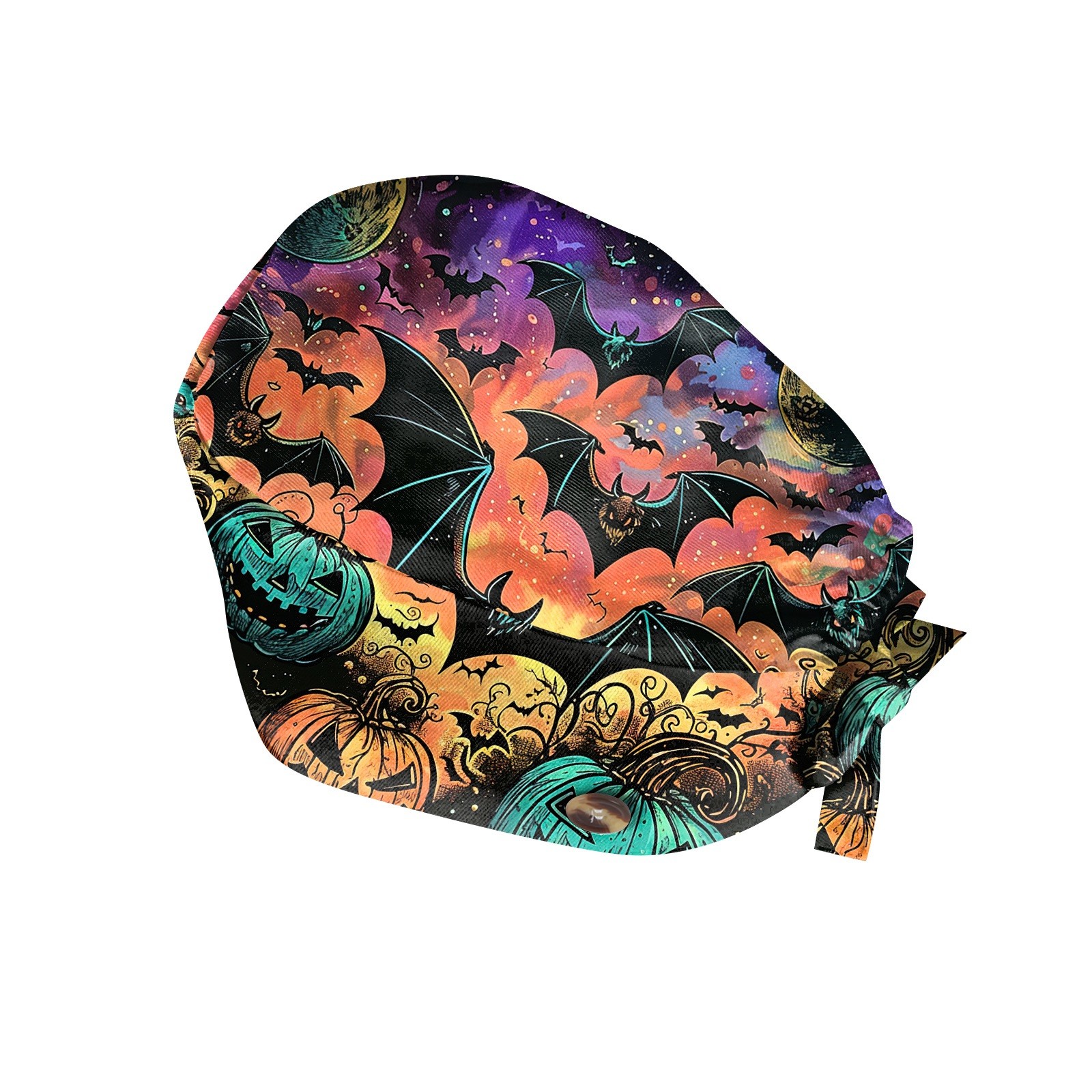 Scrubs Caps Halloween Prints H - đánh giá và giá Women'S Work Accessories