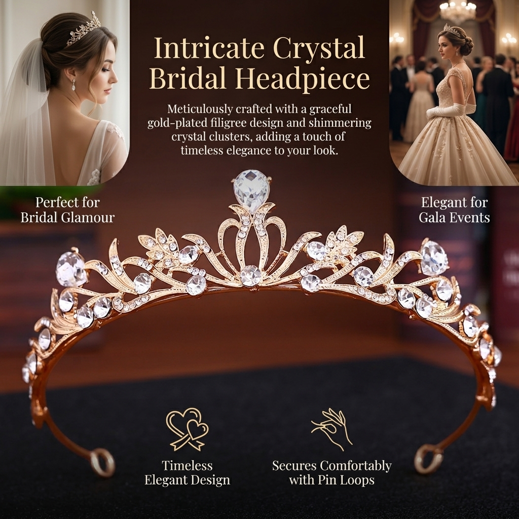Crystal Wedding Tiaras And Cro - đánh giá và giá Women'S Accessories Jewelry