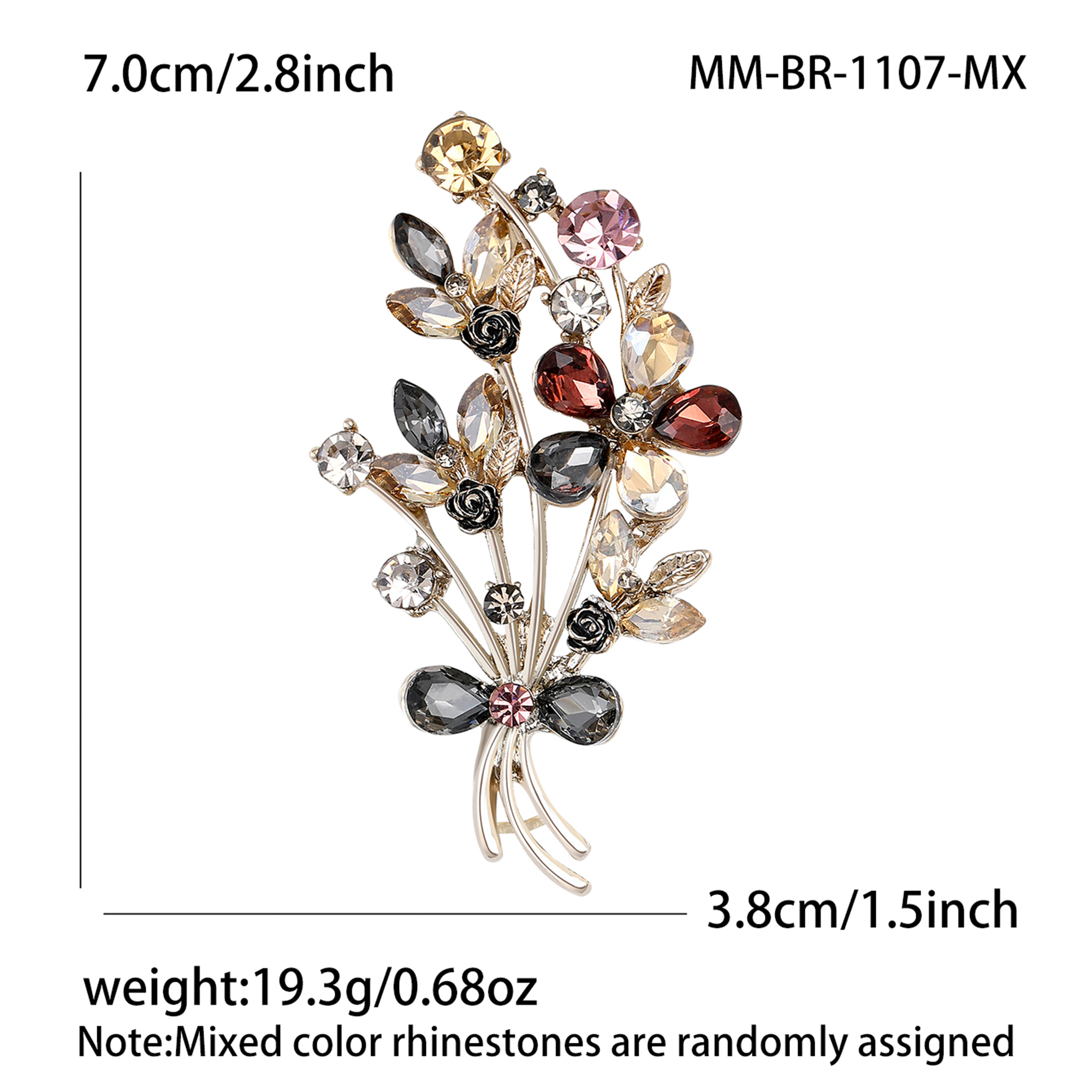 Beaut&Berry Trendy Rhinestones - đánh giá và giá Women Accessories Bouquet
