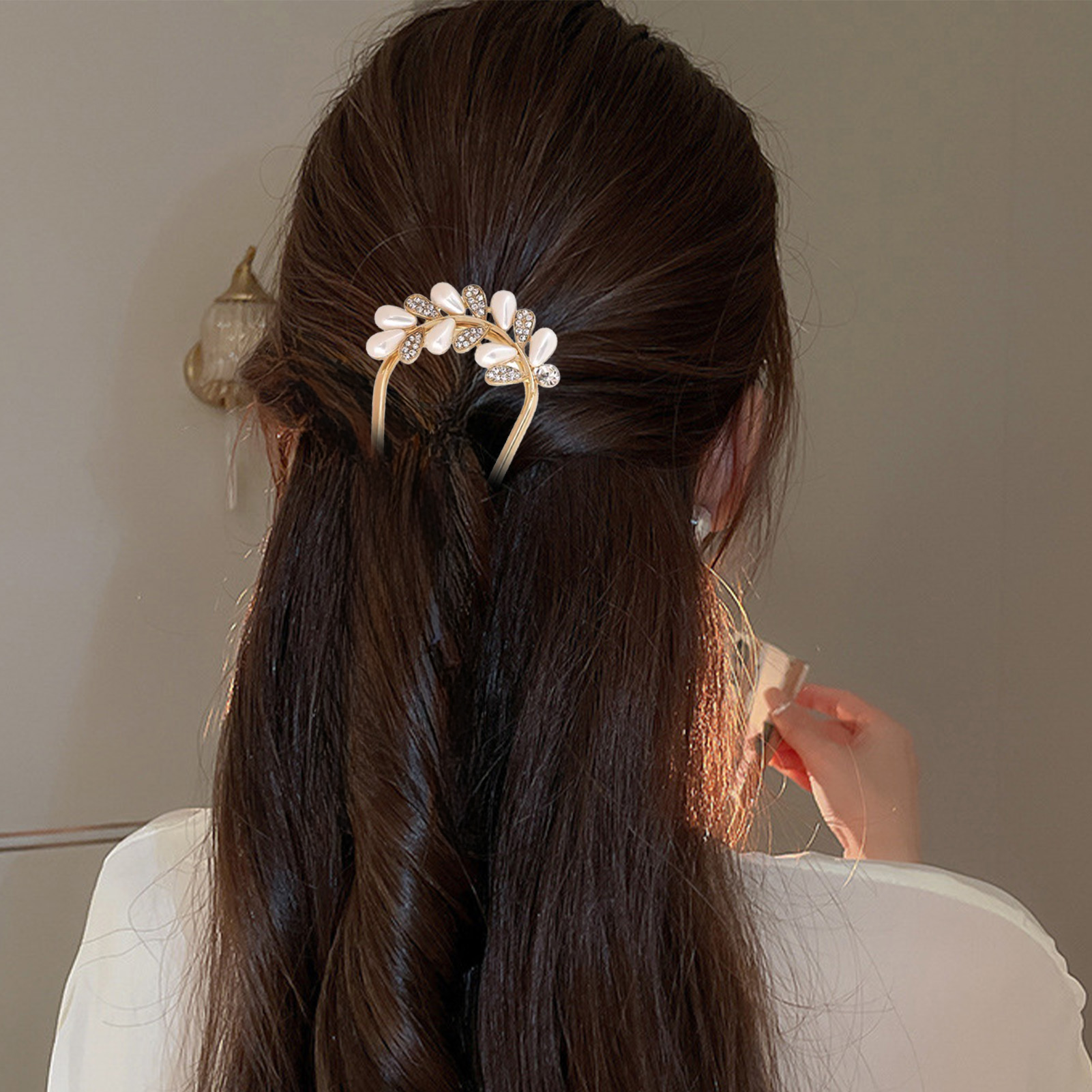1/2pcs U Shaped Hairpin for Wo - đánh giá và giá Women'S Accessories Jewelry