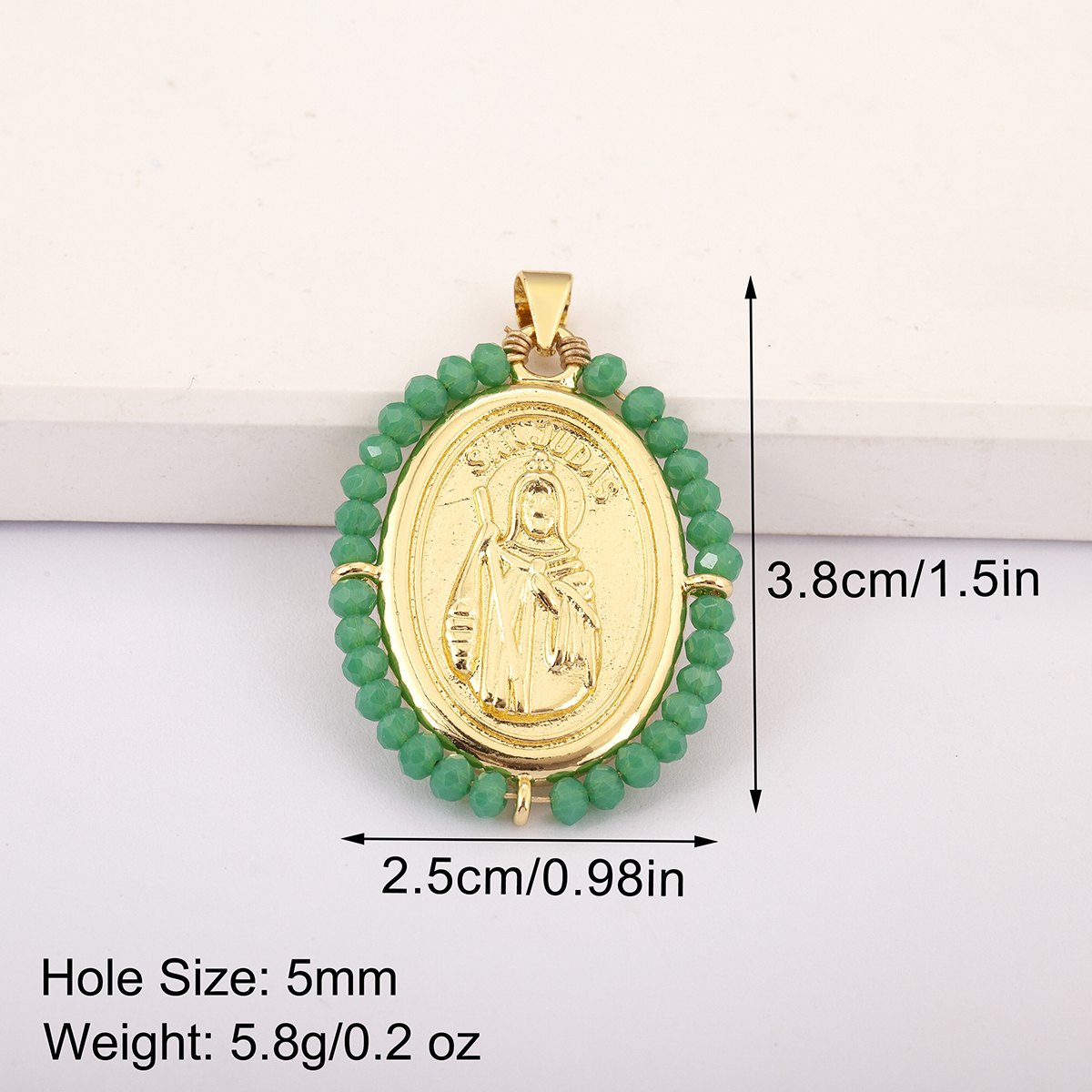 Retro Religion Sun Judas Oval  - đánh giá và giá Women Juda Accessories