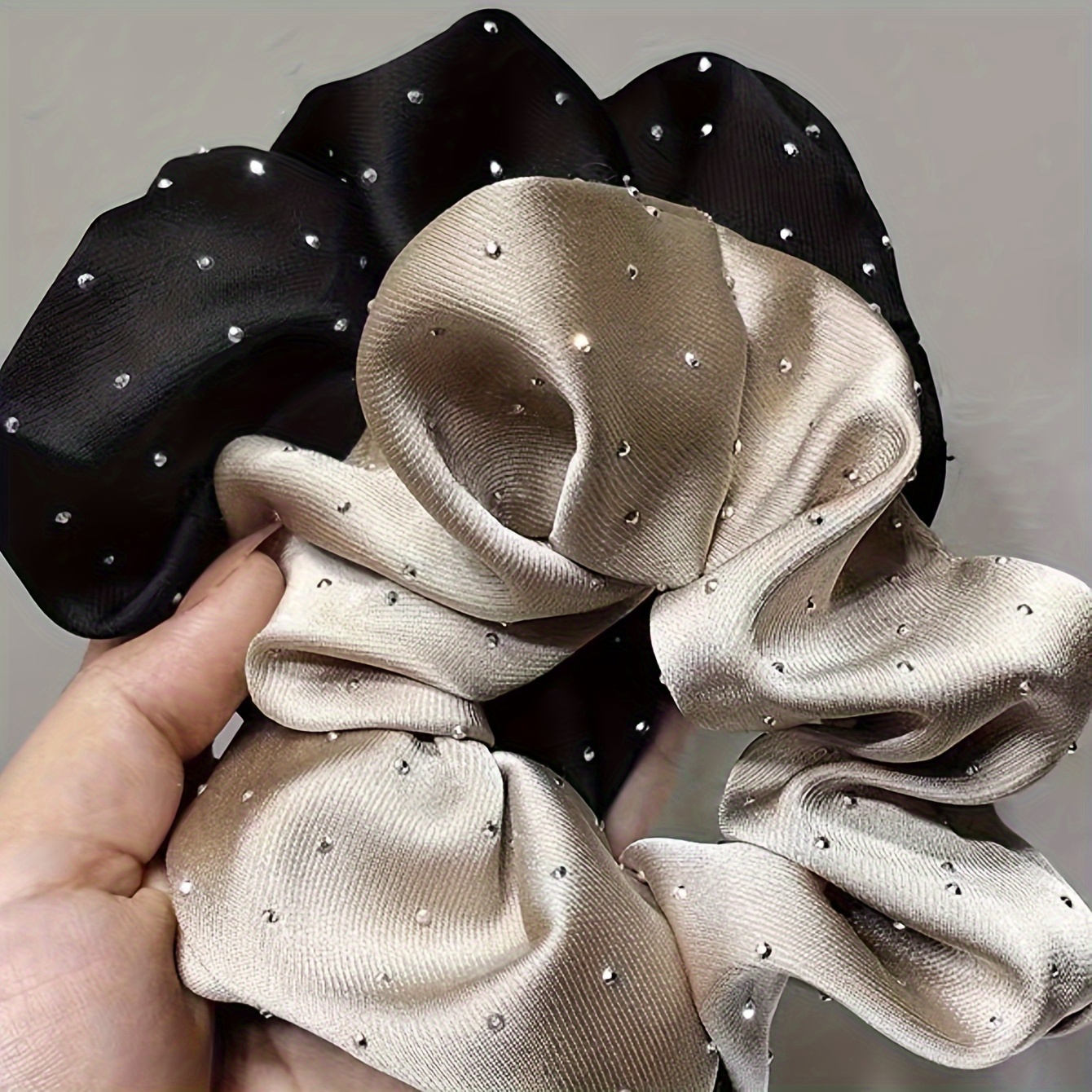 1/3PCS Satin Scrunchies With R - đánh giá và giá Hair Tie Velvet