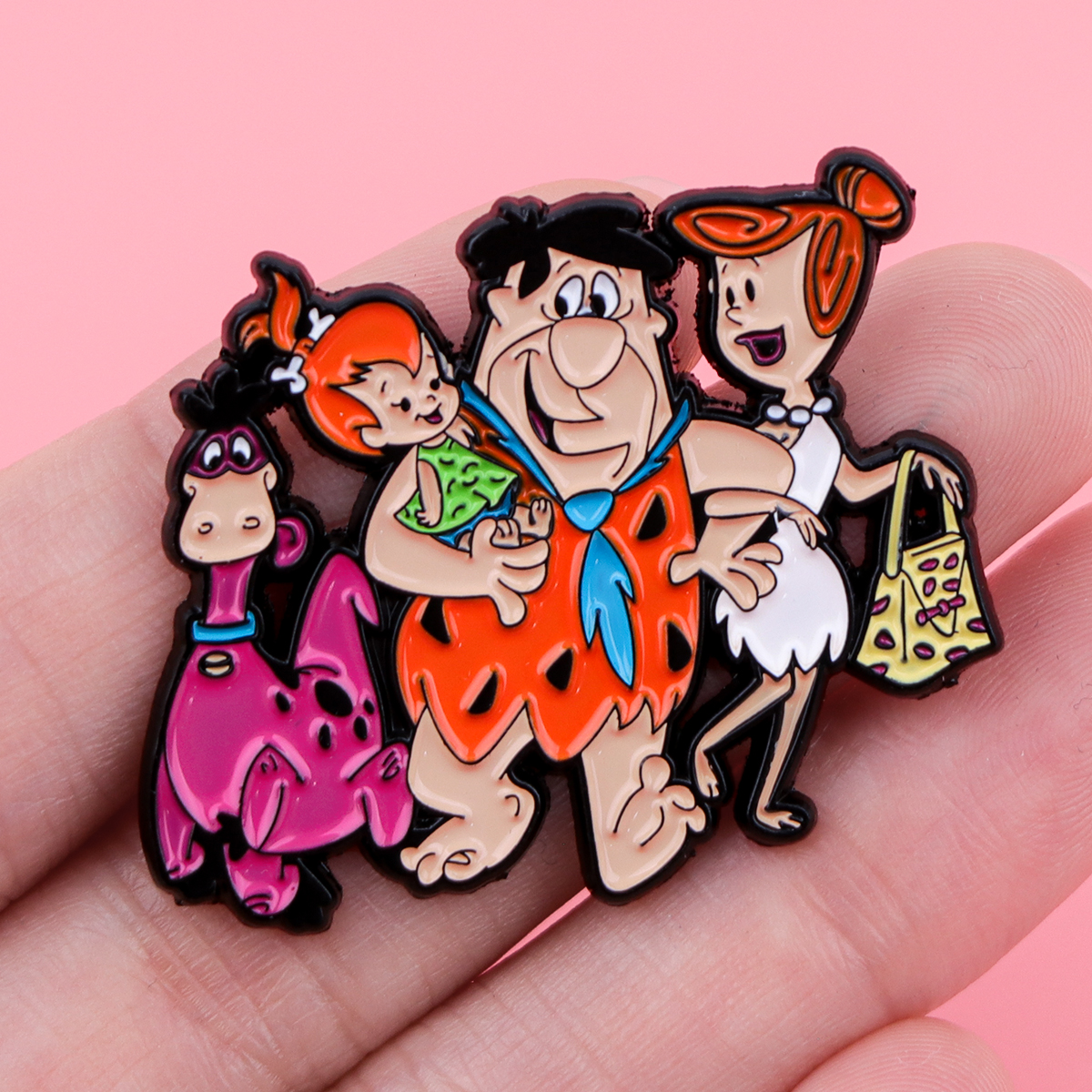 Cartoon Dinosaur Enamel Pin Ba - đánh giá và giá Women'S Accessories Jewelry
