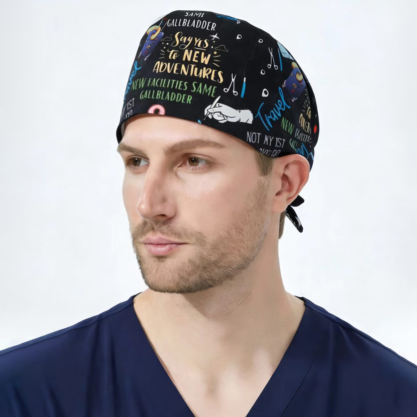 Cartoon Printing Surgical Caps - đánh giá và giá Women'S Work Accessories