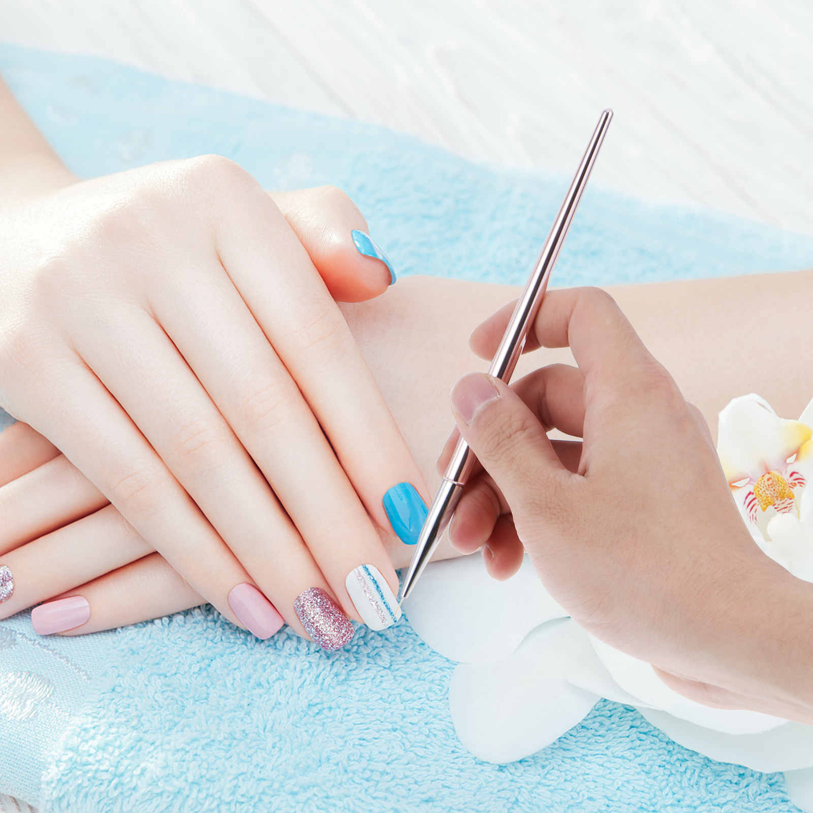 3Pcs Nail Art Pens Set Premium - đánh giá và giá Women Accessories Drawing