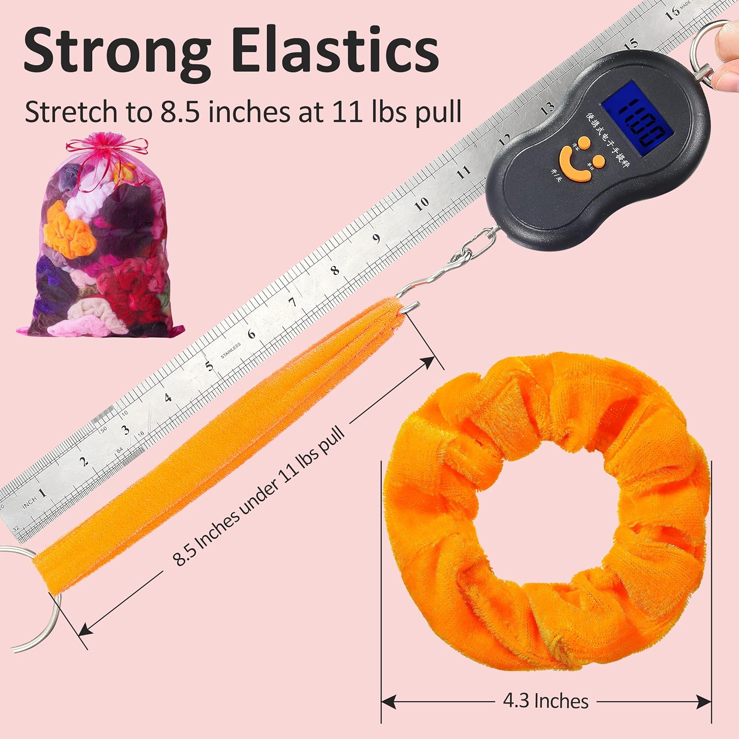 Velvet Scrunchies for Women, G - đánh giá và giá Hair Tie Velvet