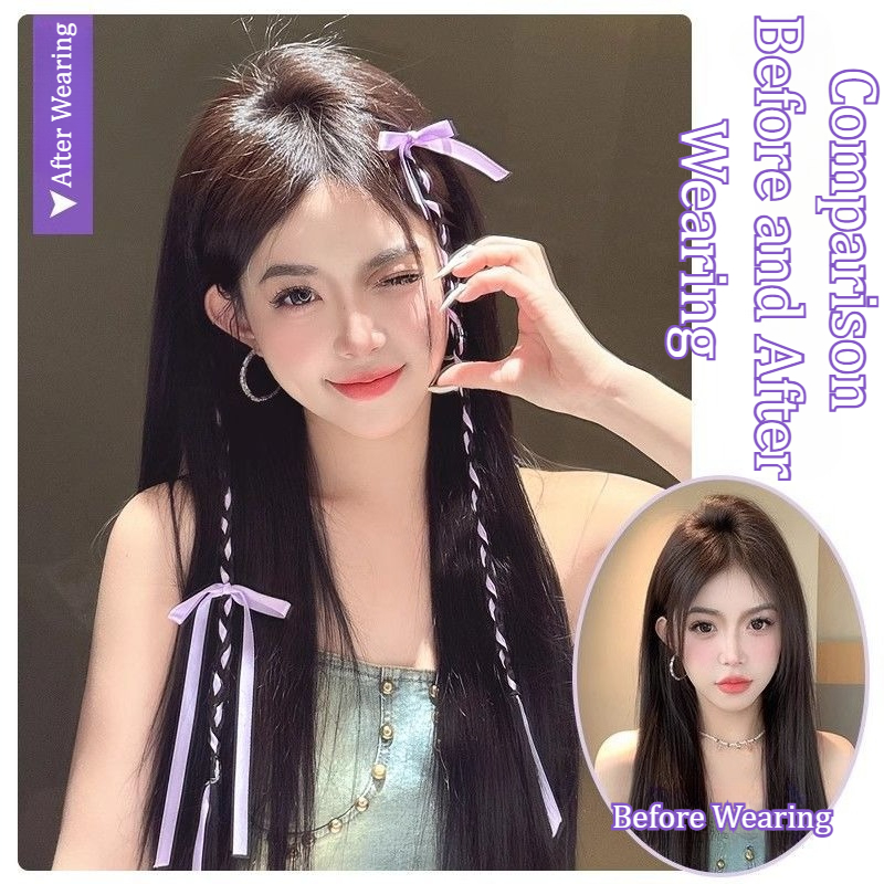 2/4PCS Ribbon Bow Boxing Braid - đánh giá và giá Women'S Y2K Accessories