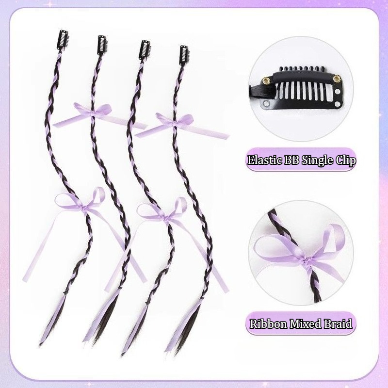 2/4PCS Ribbon Bow Boxing Braid - đánh giá và giá Women'S Y2K Accessories