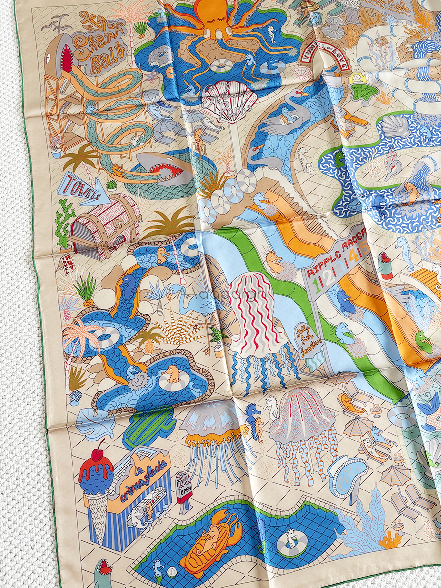 Large Silk Scarf Wraps Luxury  - đánh giá và giá Accessories Brand For Women