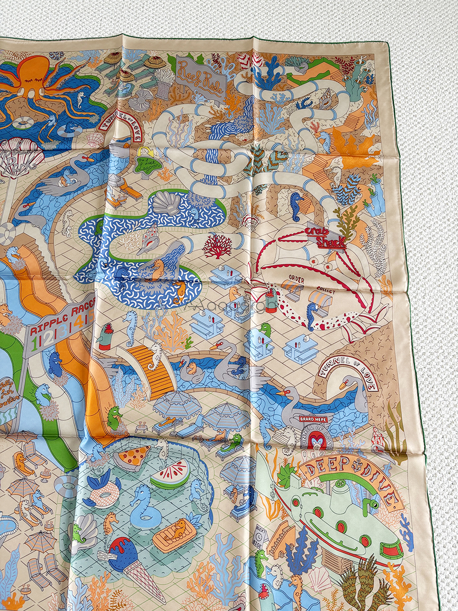 Large Silk Scarf Wraps Luxury  - đánh giá và giá Accessories Brand For Women