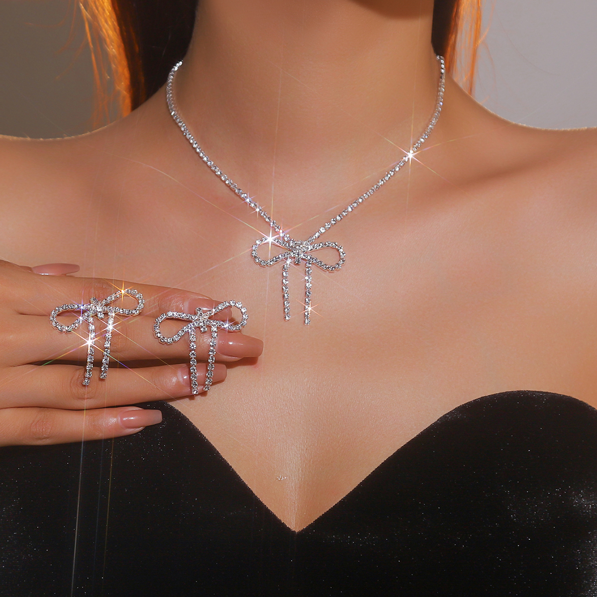 Bow Necklace and Earrings Sets - đánh giá và giá Women'S Accessories Mango