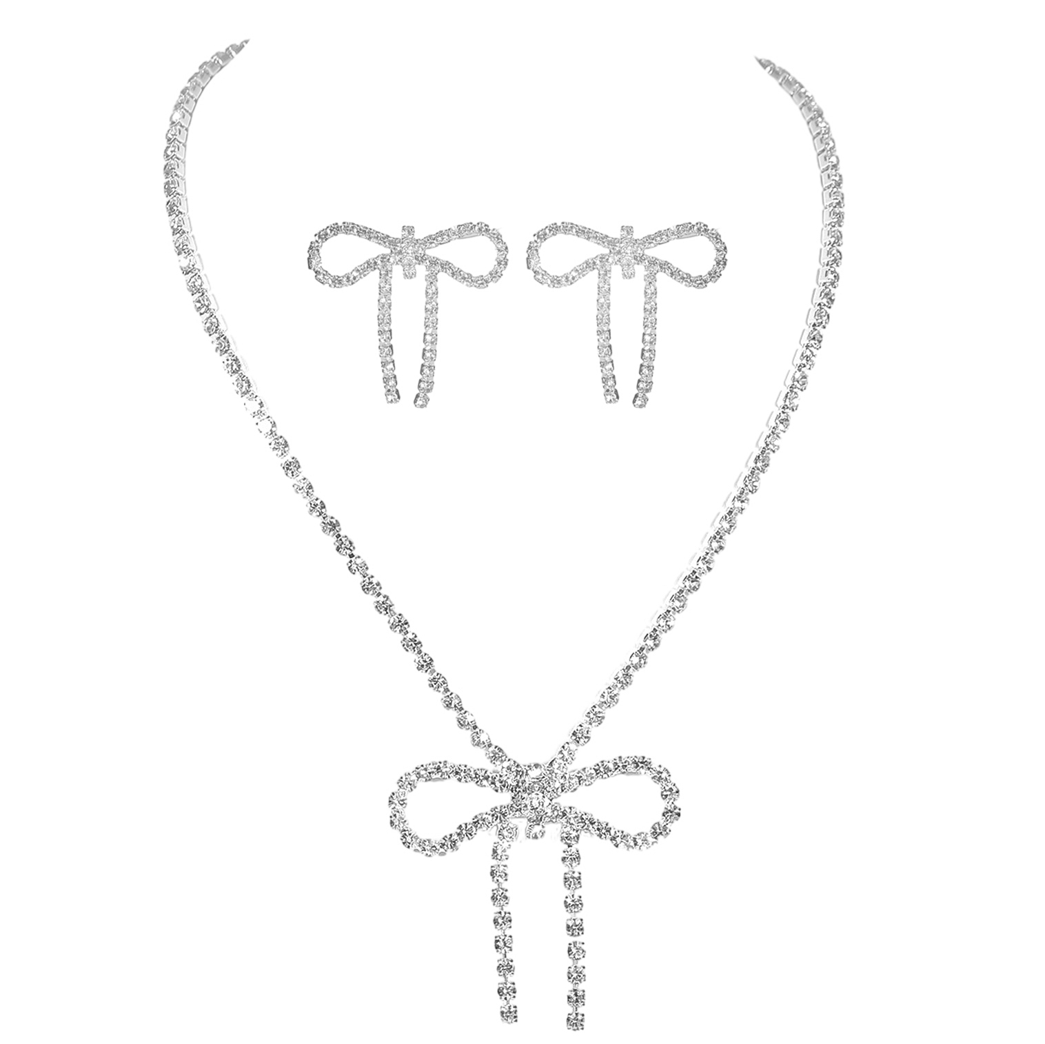 Bow Necklace and Earrings Sets - đánh giá và giá Women'S Accessories Mango