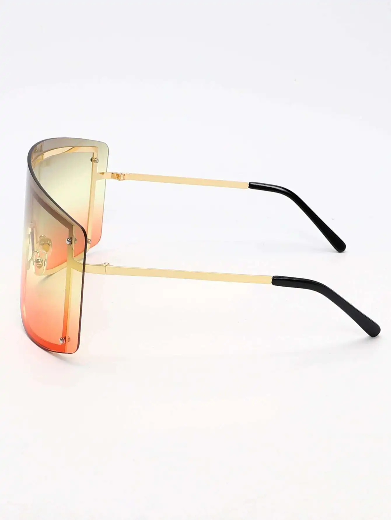 1pc Oversized Rimless Fashiona - đánh giá và giá Women'S Y2K Accessories