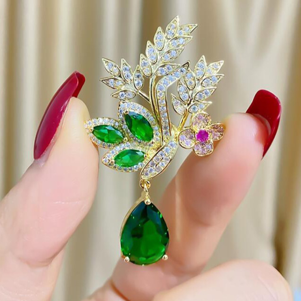 Fashion Green Yellow Leaves Fl - đánh giá và giá Women Accessories Bouquet