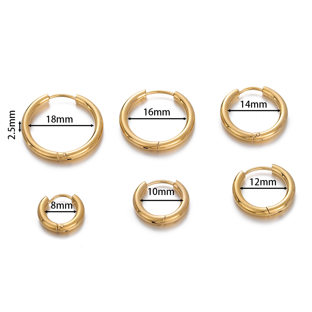 2 pcs 8/10/12/14/16/18mm Stain - đánh giá và giá Women'S Y2K Accessories