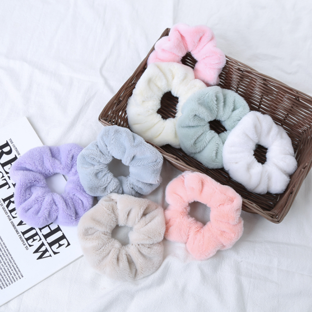 6PCS Set Velvet Soft Elastic H - đánh giá và giá Hair Tie Velvet