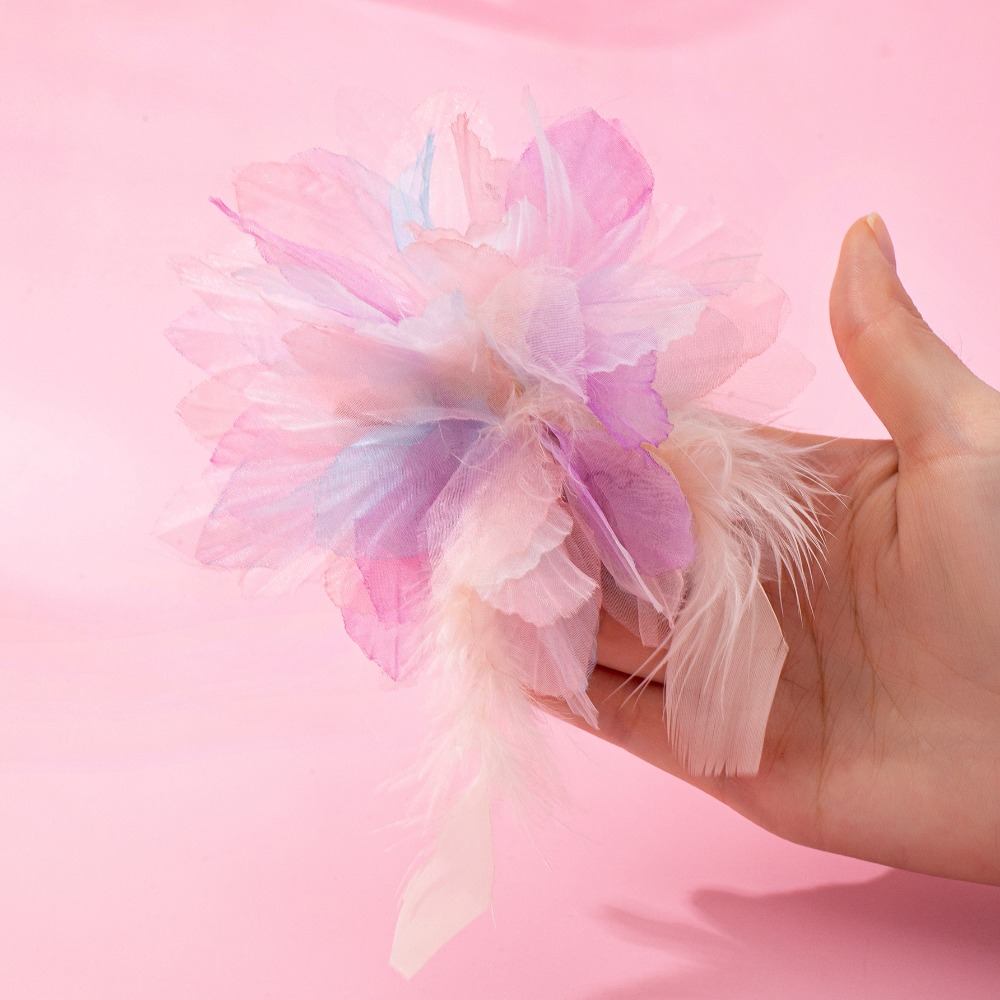 High End Elegant Feather Flowe - đánh giá và giá Women Accessories Bouquet